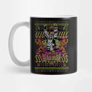 Ultimate Warrior Neon Ugly Christmas Mug